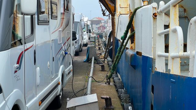 Öckerö hamn bobilplass - flott maritimt miljø.